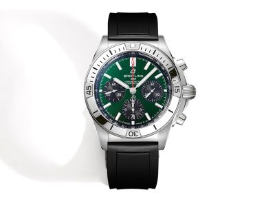 Breitling B01 Automatic Mechanical Movement Steel Sapphire Glass Green Watch